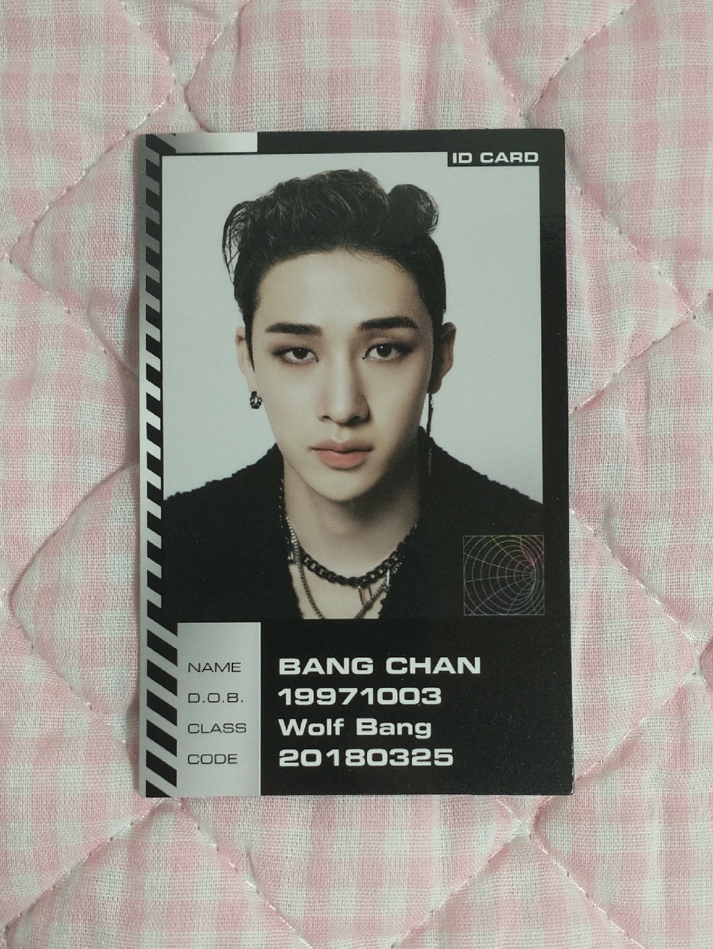 ⚠️LEAVING 5/15⚠️ Stray Kids Oddinary ID Photocard (Bangchan)